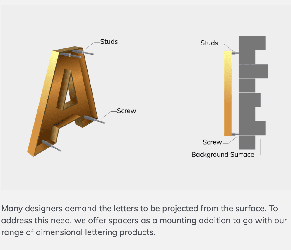 NonLit – Flush Stud Mount with Raisers Technical Diagram