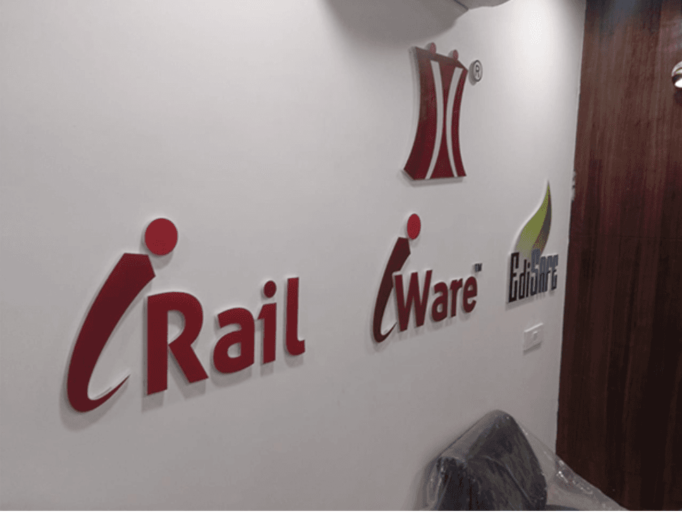 NonLit – Double Gum Tape Installed Signage Photo