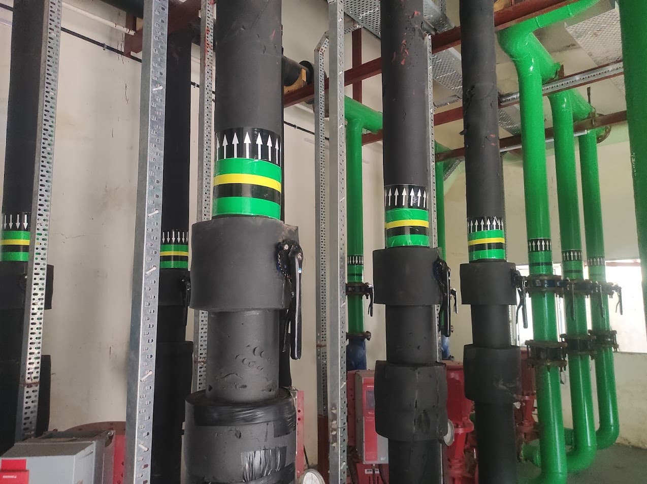 ANSI/ASME A13.1 Standard Pipe Marking - High Resolution Technical View 2
