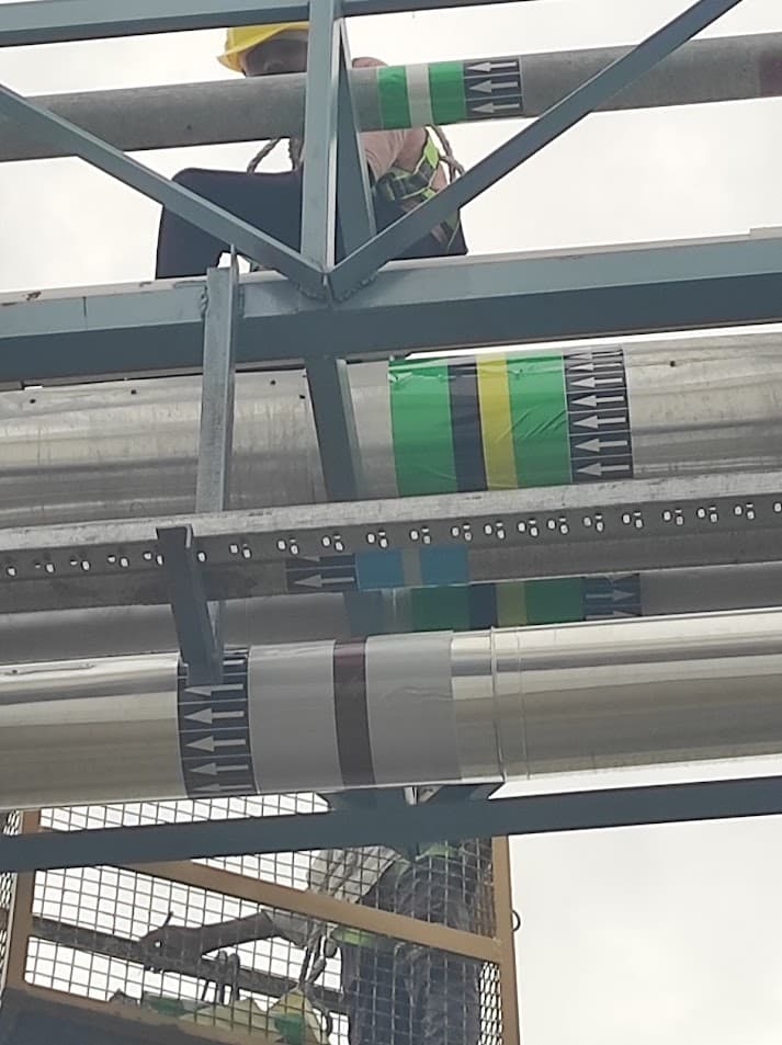 ANSI/ASME A13.1 Standard Pipe Marking - High Resolution Technical View 4