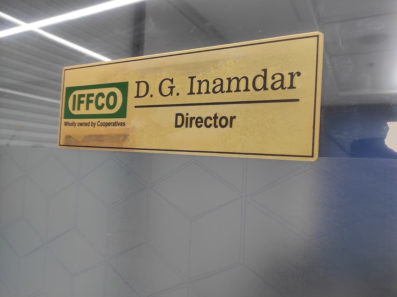 Brass Name Plate - High Resolution Technical View 2