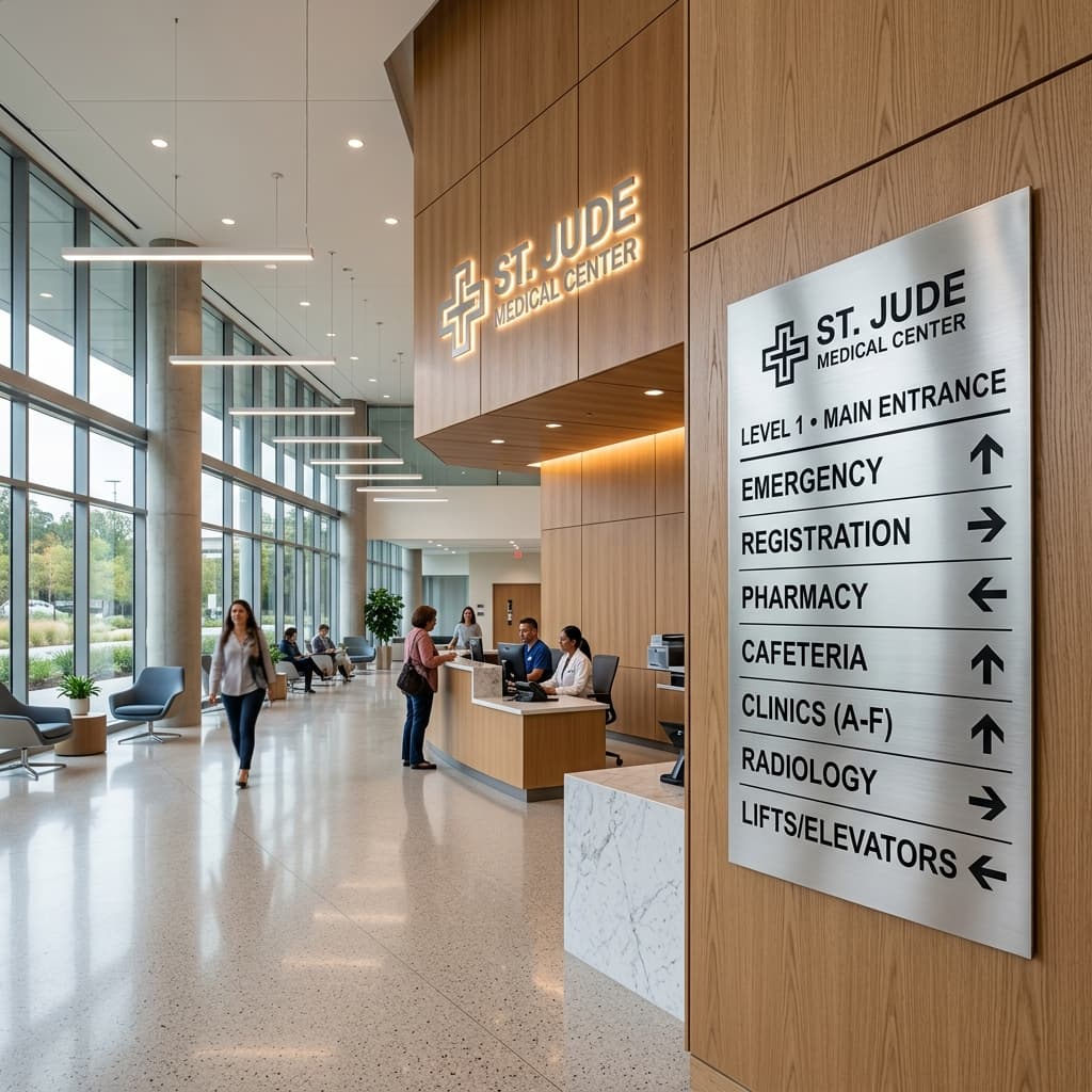 Hospital Reception & Wayfinding