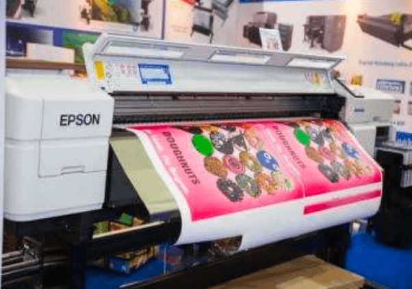 Epson SureColor SC-S30670 Eco Solvent Printer in active high-fidelity printing