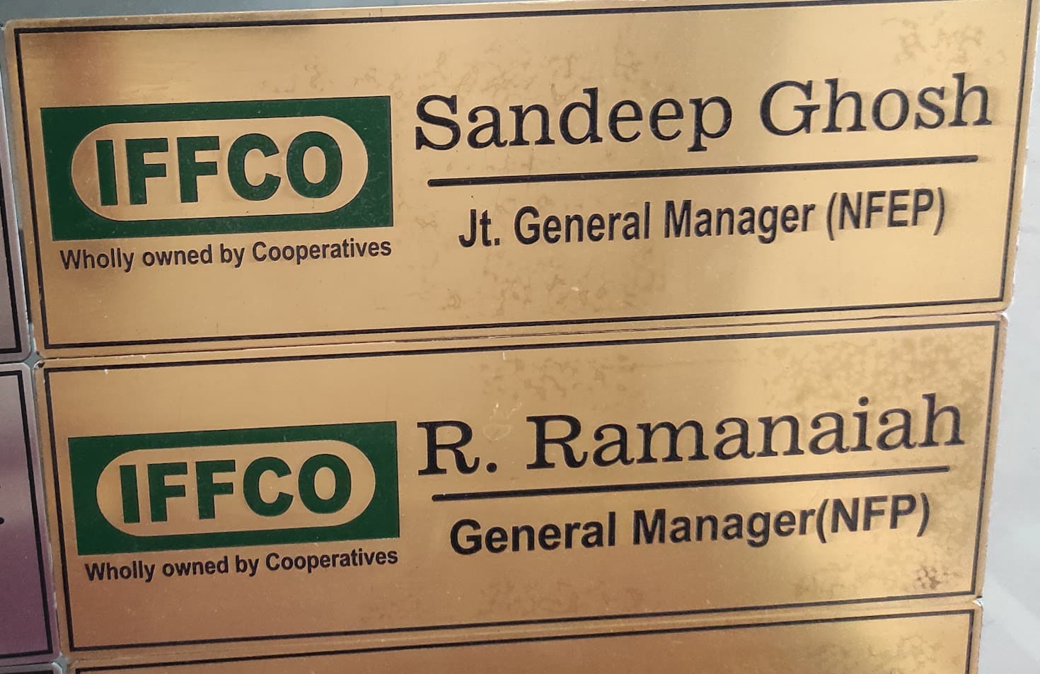 Brass Name Plate